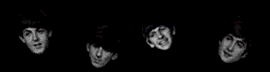 Animation from Beatles memorabilia