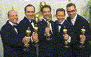 Five different winners for American Beauty flaunt their Oscars