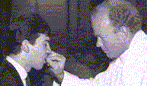Visionary Ivan Dragicev receiving Holy Communion