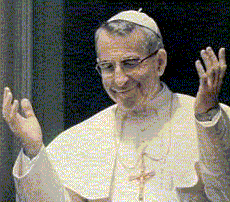 The Smiling Pope - Photo from Dr. M.A. Tierney