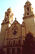 Exterior of St. Cecilia's Cathedral in Omaha - photo from Archdiocese