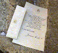 The Pope's promise etched into the stone