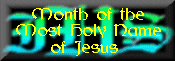 Month of the Most Holy Name of Jesus