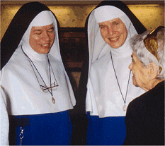 Sister Mary Philomena and Reverend Mother Marie de Lourdes