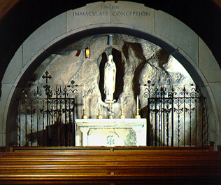 Crypt Chapel of Our Lady of Lourdes at the National Shrine