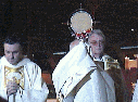 The Bread of Life is glorified during Procession