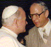 The Holy Father greets Alphonse J. Matt Jr.